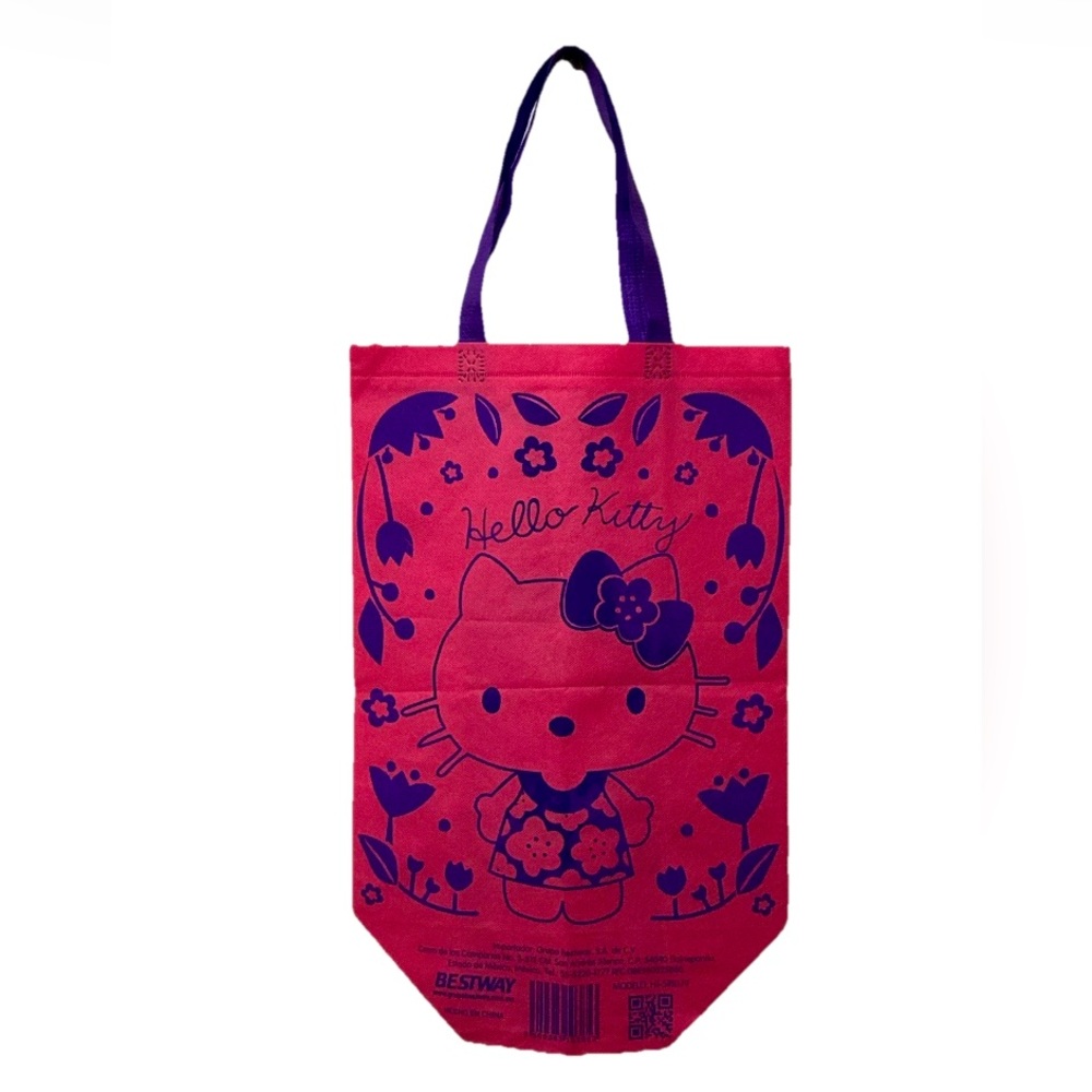 Hello Kitty Pink Shopping Tote Bag